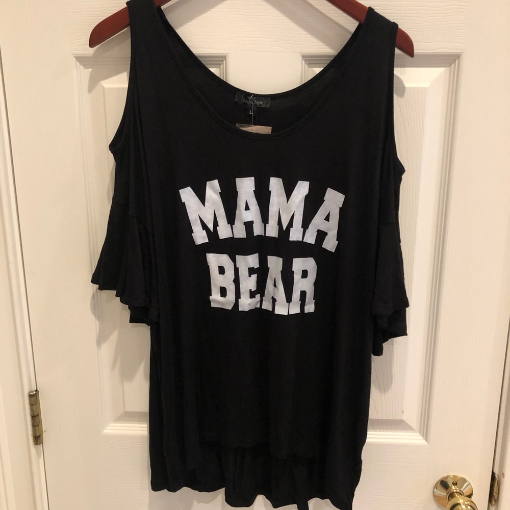 Mama Bear Cold Shoulder Shirt